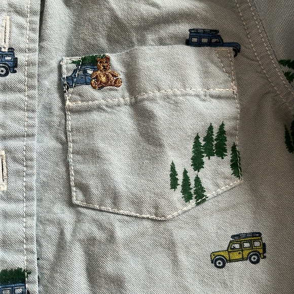 Baby GAP truck and Evergreen button down - Picture 3 of 5